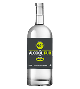 Bouteille 1 litre Alcool 90° Bio pour fruits - Nadal Alcools