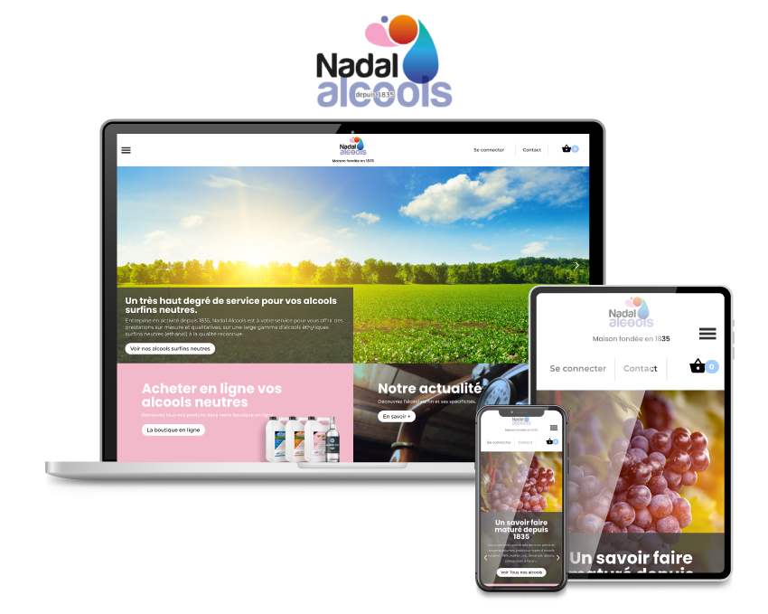 nouveau site internet nadal alcools