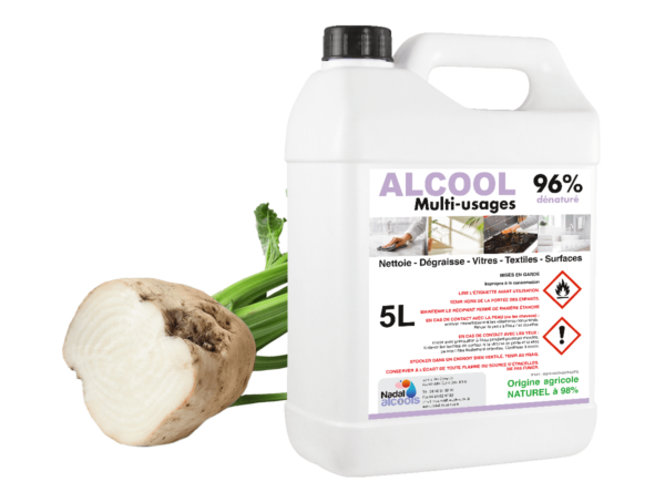 alcool multi-usages 96% dénaturé nadal alcools