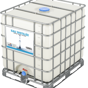 Eau distillée extra pure 1000 litres (1 ibc 1000l)