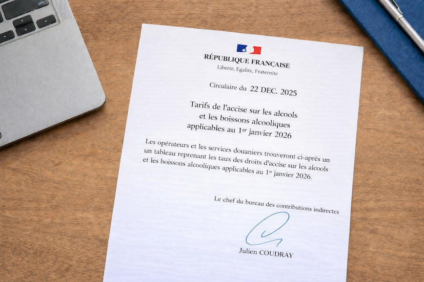 circulaire douanes droits accises 2026