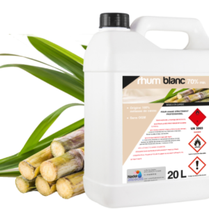 bidon 20 litres rhum blanc 70%